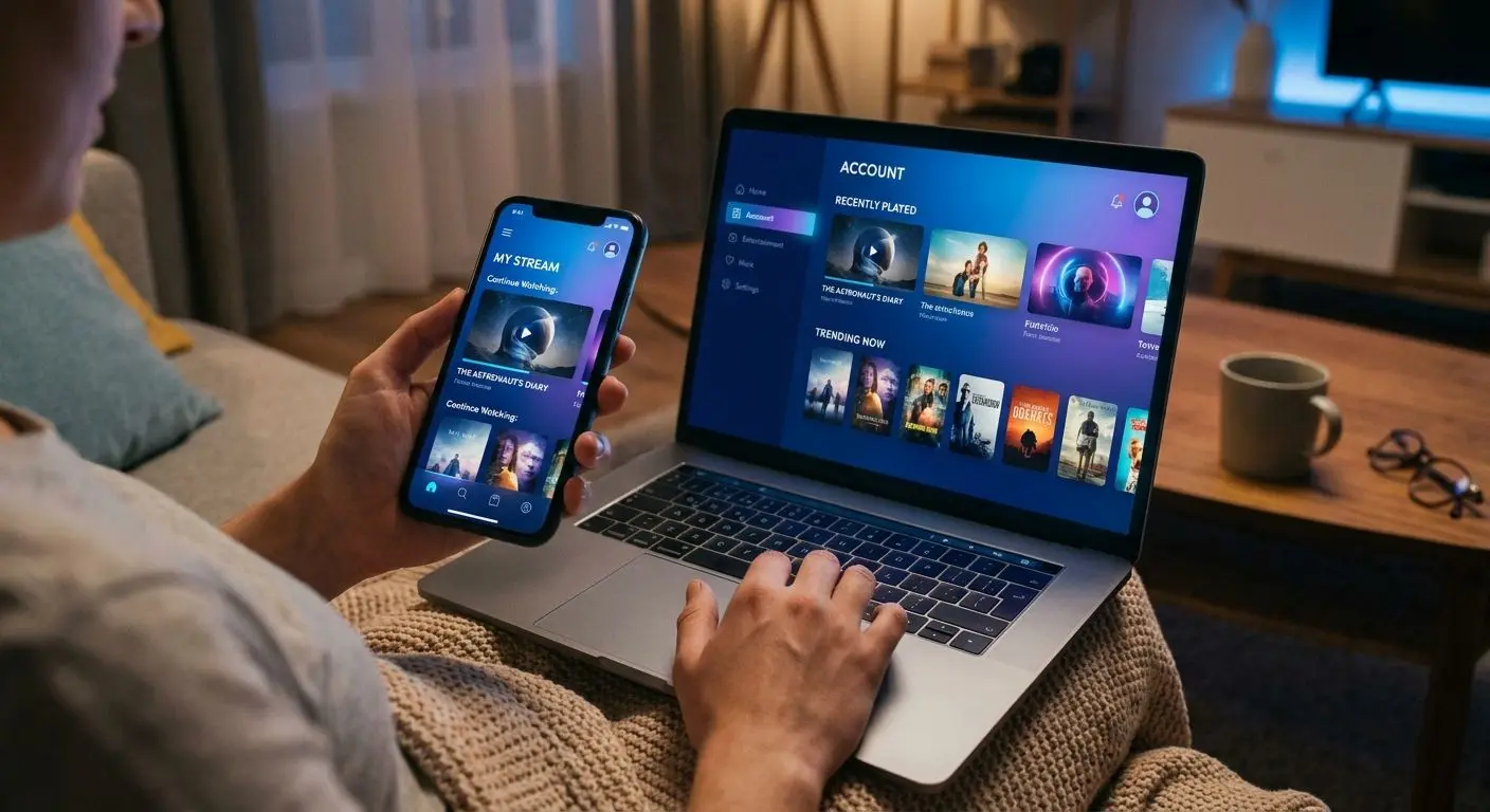 Spelare loggar in via mobil och laptop samtidigt